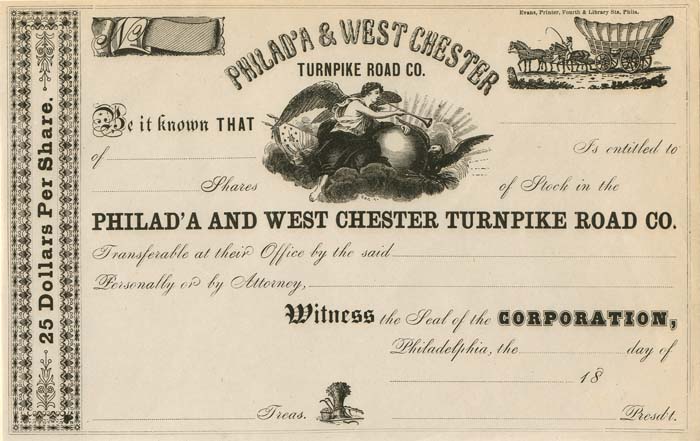 Philad'A and West Chester Turnpike Road Co.